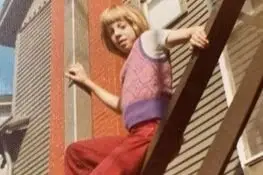 Tricia Lister as a young child